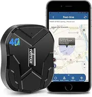 Winnes 4G GPS Tracker for Vehicles - Hidden Magnetic GPS Tracker Locator - Real Time GPS Tracking - Anti-Theft Alarm - Standby 50 Days - Super Cheap $5 Monthly Fee