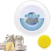 [Generic] White Shoe Cleaner | Shoe Cleaning Cream Shoe Stain Remover 260g,Powerful and Effective Dirt Remover for Deep Cleaning of Canvas, Mesh Sports Shoes