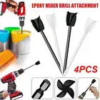 Resin Epoxy Drill Paint Pot Plaster Mixer Stirrer Mixing Mix Paddle Whisk Tool