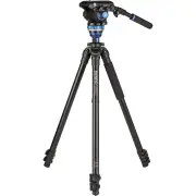 A2573F Aluminum Single Tube Tripod w/ S6Pro Fluid Video Head
