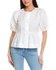 1.STATE Peplum Top