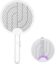 POATOW Electric Fly Swatter, 3000V 2 in 1 Bug Zapper Racket Fly Killer Mosqui...