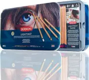 Derwent Lightfast Colored Pencils 100 Tin Set of 100 4mm Wide Core 100% NEW