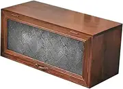 WeiLaiKeQi Vintage Tabletop Organizer Wooden Storage Cabinet for Countertops Kitchen
