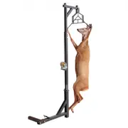 VEVOR Hitch Mounted Deer Hoist, 400 lbs Load Capacity, Hitch Game Hoist, Truck Hitch Deer Hoist with Winch Lift Gambrel Set, 2-inch Hitch Receiver, Ad