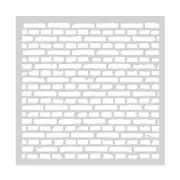 Hero Arts Brick Wall Stencil