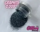 Graphite - Cosmetic grade glitter powder | .008 Ultrafine