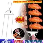 Grilling Savant 3 Way Skewers, Metal Skewers For Grilling Skewers BBQ SticNJ
