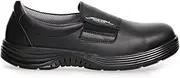 [Abeba] 711029 X-Light Loafer, S2, SRC, Black, Size 40, Black, 40 EU