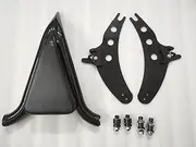 Motorcycle Passenger Backrest w/Pad Quick Release Sissy Bar Detachable Rear Back Rest Kit for Harley Softail Street bob,Low Rider,Low Rider S 2018+ Models Accessories