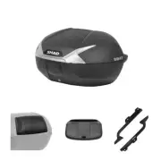 Set SHAD Bauletto SH47 White +Frame For Suzuki 650 Sfv Gladius 2009-2016