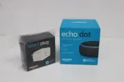 Amazon Echo Dot 3rd Gen - Charcoal Black Alexa Personal Assistant & Smart Plug