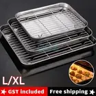 Baking Tray And Rack Set, Stainless Steel Baking Pan Cookie Sheet With Cooling