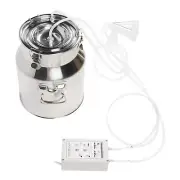 14L Goat Electric Milking Machine Portable Plug In Pulsating Vacuum Pump US