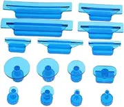 PLAFOPE 30Pcs Dent Pulling Kit Professional Auto Body Repair Tool for Hail Damage Small Dents Durable Plastic Pull Tabs Reflectors No Paint Required for Seamless Repairs