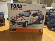Burago Ford Focus WRC Metal Kit 2001. Scale 1/18. Unassembled.