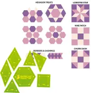 Quilting Patchwork Sewing Template 1 Inch Set 7 Pieces Matildas Own