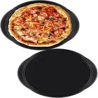 For Oven Safe Pizza Trays 35 5x32cm with Handles for Perfectly Baked Crusts