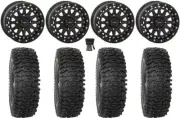 System 3 SB-6 15" Wheels Bk (4+3) 35" RC500S Sticky Tires Commander Maverick
