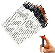 Artist Paint Brush Set,Granmagazz 24 PCS Professional Paintbrushes, Artist Brush for Acrylic Oil Watercolor Gouache Artist Professional Painting Kits with Synthetic Nylon Tips, White