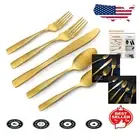 Premium 40-Piece Gold Setting - Stain-Resistant Silverware for Everyday & Events