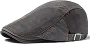 [HAMKVBPR] Men's Beret Hats Men's Duck Tongue Cap Men's Breathable Retro Beret Hat Mens Hat Flat Cap