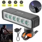 LED Mountain Bike Light Bicycle Front Headlight USB Rechargeable w/ Horn Torch
