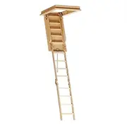 Odoria 1/12 Scale Dolls House Miniature Folding Attic Stairs Dollhouse Furniture Accessories