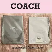 NEW Coach 6 x 8 52 Page Spiral Notebook Journal Diary Refill
