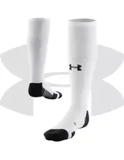 Under Armour UA Soccer Socks Over the Calf Youth Size Large 1-4 LG White