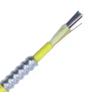 12-Strand Plenum Single-Mode OS2 Interlocking Armor Fiber Optic Cable 500ft