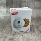 DASH Electric Spider Web White 4” Mini Waffle Maker Non Stick NEW Halloween