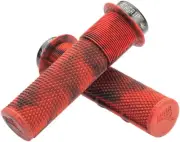DeathGrip Flanged Grips - DMR DeathGrip Flanged Grips - Thick, Lock-On, Marble