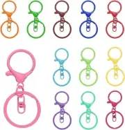 20Pcs Colorful Lobster Claw Clasps,Metal Swivel Lanyard Snap Hook,Lobster Claw