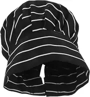 [WRITWAA] Chef Work Pleated Cap Japanese Hat Woven Basket Headband Sports Key Chain Baker Hat Role-Playing Headdress Pleated Hat Egg-Shaped Basket Men and Women Hat Adjustable Hat Cotton