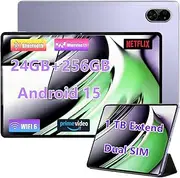 JXCNSNW Android Tablet 10.1" inch, 4G LTE Dual SIM, 24GB RAM,256GB Storage,Supports Extend 1TB, IPS Touchscreen,Dual Camera, WiFi/WLAN/Bluetooth/GPS,TYD-109pro