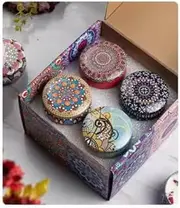 Scented Candles 4 Pack Gift Set for Women Return Gift, Chrismas and Diwali, Mother's Day and Valentine's Day, Yoga and Meditation, Bath- Classic