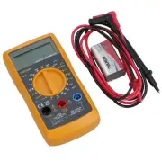 AC + DC Voltage Digital Multimeter Battery Current Tester Large LCD Display