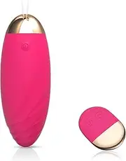 Vibrating Massager for Women and Men, USB Rechargeable, 10 Modes, Wireless Remote Control, Waterproof, Comfortable Handle, Lightweight