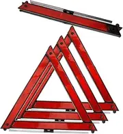 4pcs Car Emergency Road Safety Triangle High Visibility Reflective Sign
