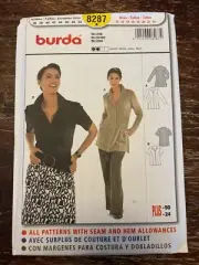 Burda 8287 UNCUT Sewing Pattern, Misses' Blouse, Size 10-24