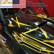 CalTex Brand New Can-Am Maverick X3 Half Windshield with 2 Quick Adjust Clamps