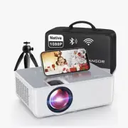 Fangor F-506 Multimedia Projector Bluetooth 1080P Wi-Fi Bundle