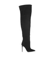 Paris Texas Pointed Toe Over-Knee Boots 35,36 Black