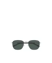 Montblanc Square Frame Sunglasses 55 Silver