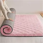 Japanese Floor Mattress Futon Mattress,Folding Tatami Mat,Sleeping Mattress for Floor,Roll Up Bed Mat,Foldable Minimalist Mattress,Shiki Futon Camping Mattress(A,120 * 200CM)