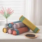 Long Insert Headrest Pillow Round Cylinder Body Support Cushion Pad Home Bedroom