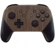 "Wooden Grain" Soft Touch Nintendo PRO Switch Custom Controller Unique Design