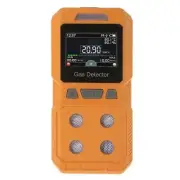 Portable 4 in 1 Gas Detector Rechargeable O2 CO Combustible Gas Leak Detector
