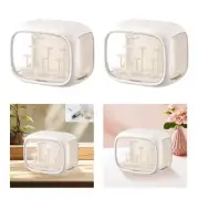 Display Case for Figures Clear for Dolls Action Figures Miniature Figurines